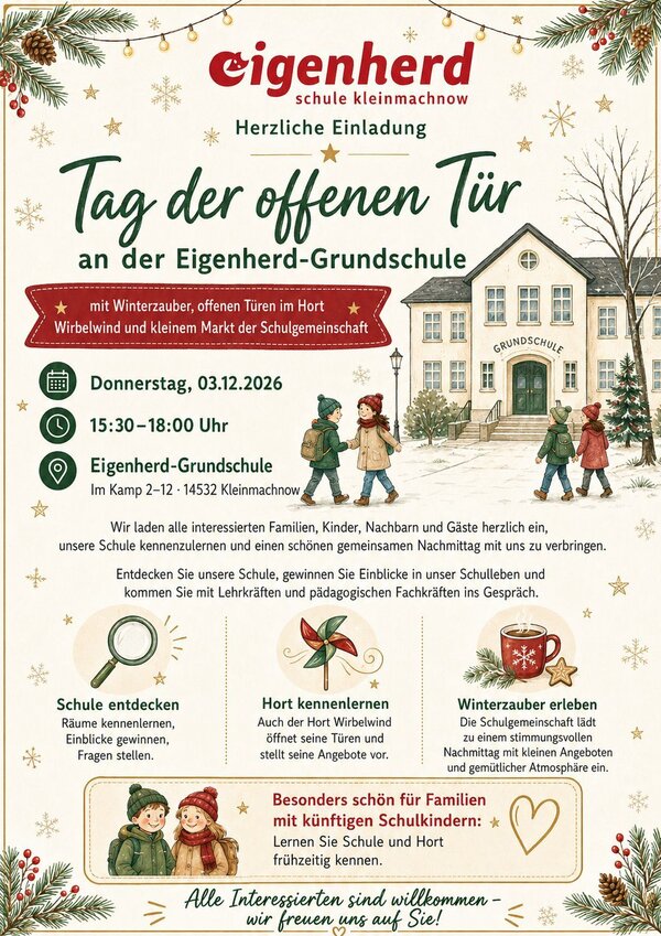 Bild vergr&ouml;&szlig;ern: Plakat zum Tag der offenen T&uuml;r